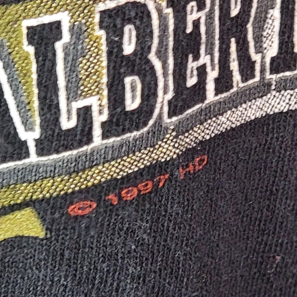 Harley-Davidson Vintage 90's Polar Bear "Great White Ride" Single Stitched Tee L - Picture 9 of 13